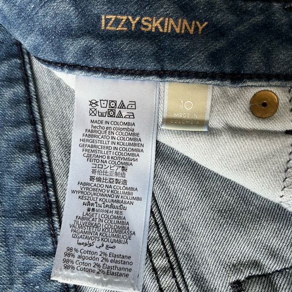 Michael Kors Ankle Cropped Jeans with Classic Denim Look - Picture 3 of 5